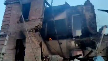 Rusia bombardeó una escuela de