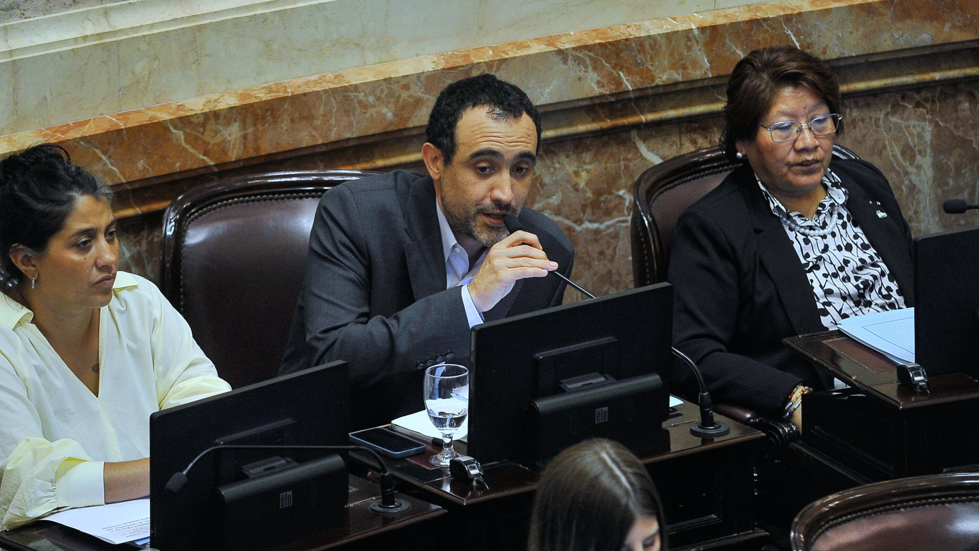 El senador santacruceño José María Carambia (Gustavo Gavotti)