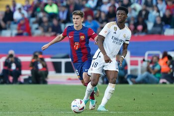 Gavi y Tchouameni en el