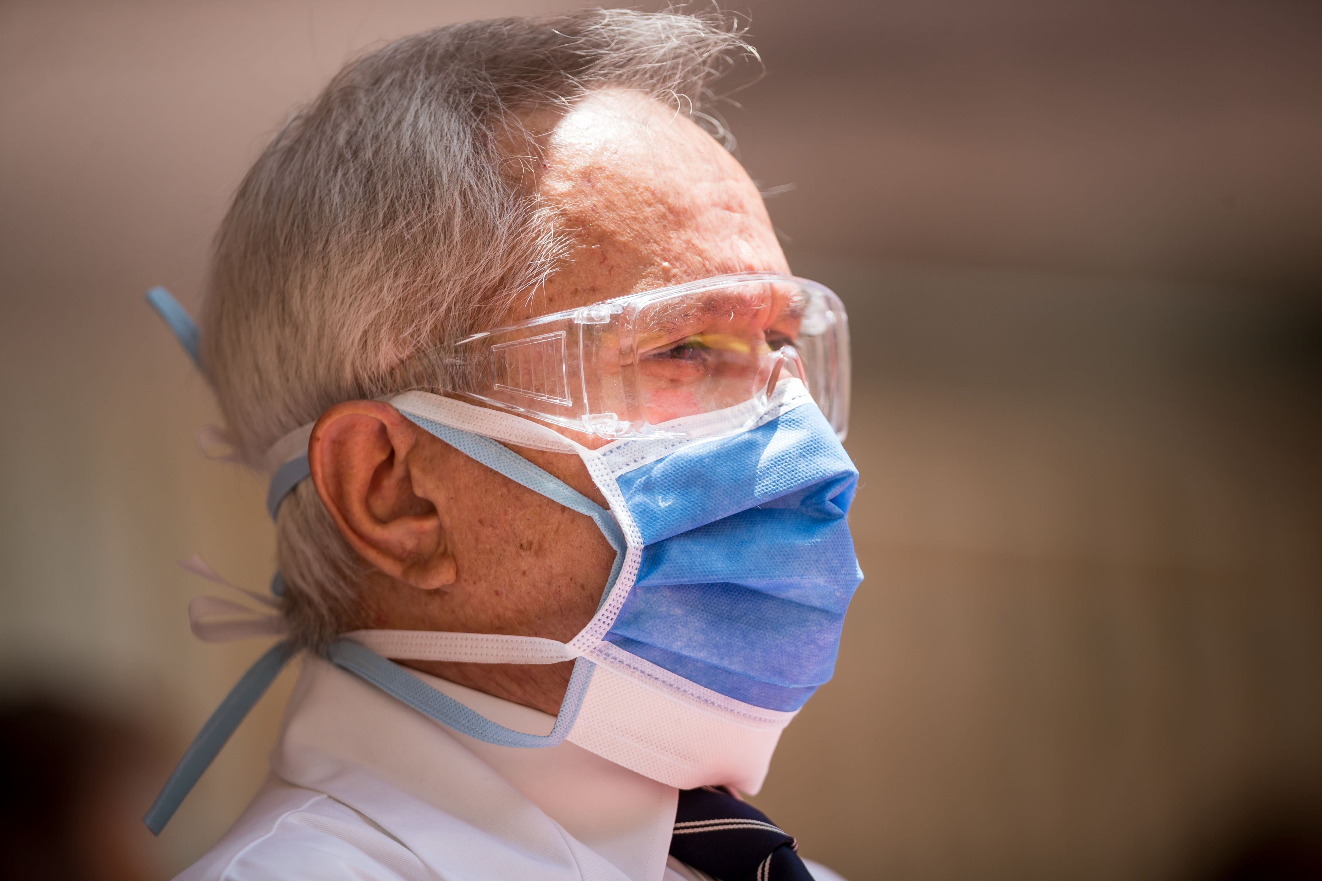 Fotografía de archivo del presidente de la Federación Médica de Venezuela, Douglas León Natera. EFE/MIGUEL GUTIERREZ