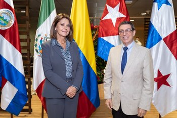 La viceprensidente y canciller Marta