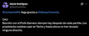 Deportivo Cali, por ahora, no