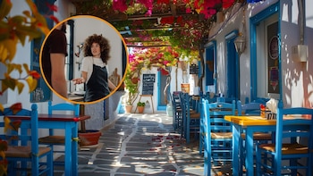 Un bar de Grecia. (Adobe