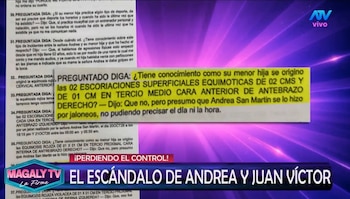Andrea San Martín tiene prohibido acercarse a su hija y su abogado cuestiona su detención. Captura: Magaly TV La Firme.