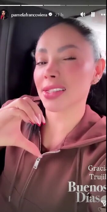 Pamela Franco se defiende luego
