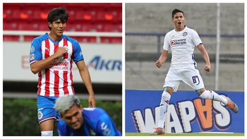 Josué Reyes (derecha) marcó un