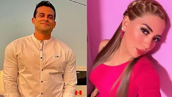 Christian Domínguez explica fotografía junto