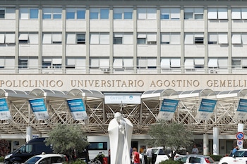 Vista del hospital Gemelli donde