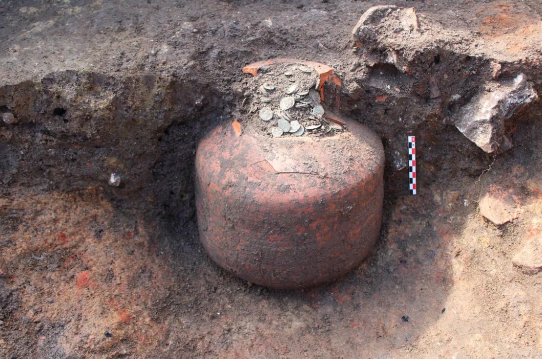 Un hallazgo numismático en Senon reescribe el conocimiento sobre la economía urbana romana en el noreste de Francia (INRAP)