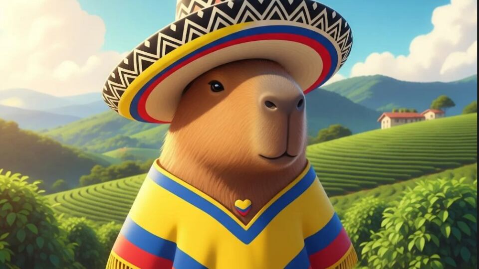 Los colombianos no pasaron por alto que en la descripción de la fotografía se incluyera otro nombre al de chigüiro - crédito @GoogleColombia / X