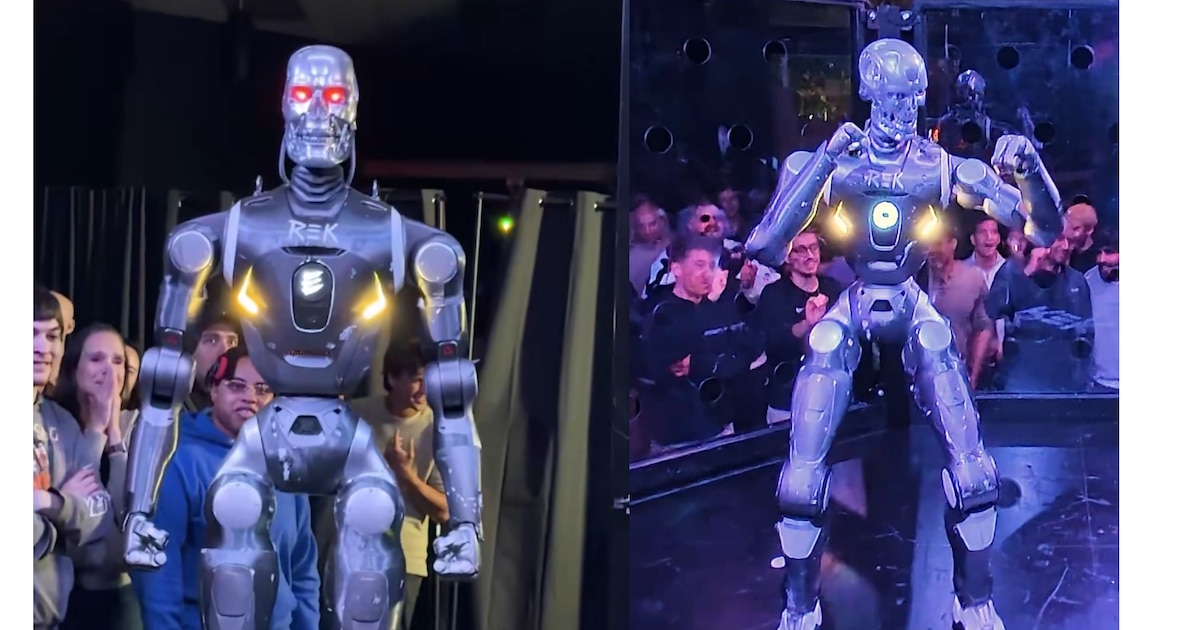 Terminator T-800 en la vida real: el video de un robot que deja en el suelo al humano en un combate de boxeo