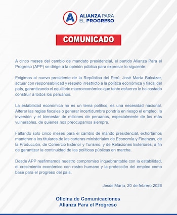 APP advierte que modificar política