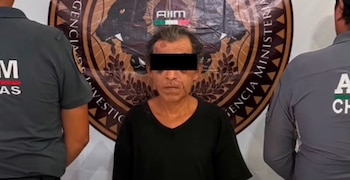 Armando “N”, alias “El Melo”, fue trasladado a un penal de Chiapas tras ser señalado como presunto responsable del feminicidio de Miriam y su nieta Ariana. (Impresión de pantalla)