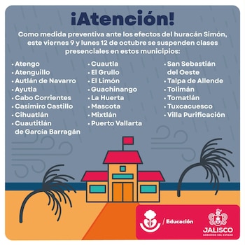 La Secretaría de Educación Jalisco difundió el aviso a través de sus redes sociales oficiales. (Foto: Gobierno de Jalisco)