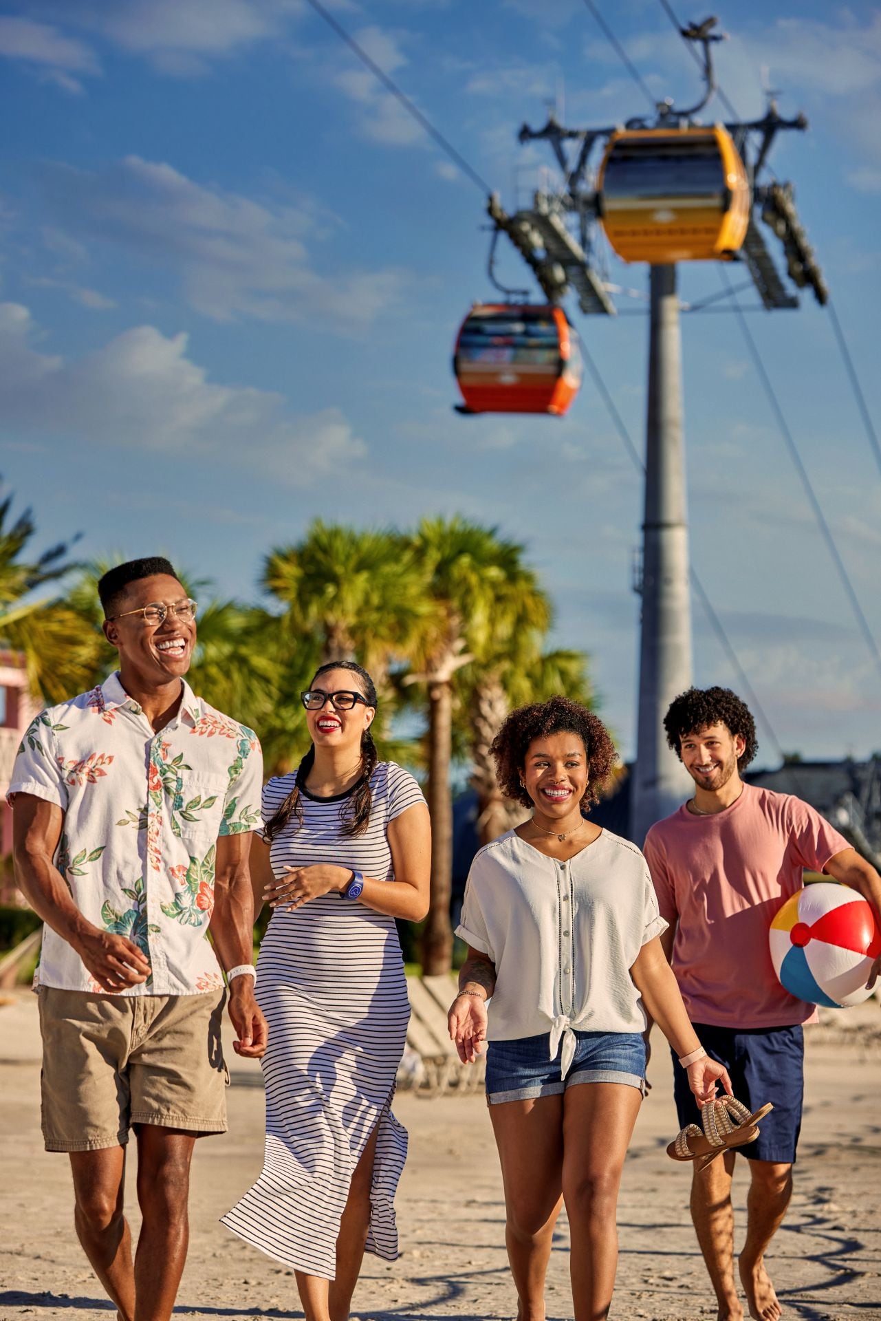 El transporte es parte de la magia de cada uno de los hoteles resort. (Cortesía ©2025 Disney. Todos los derechos reservados.)