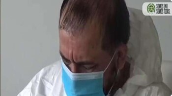 "No me toquen, tengo Covid",