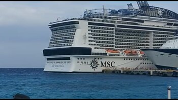 Un crucero ítalo-suizo que arribó