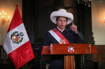 El presidente de Perú, Pedro