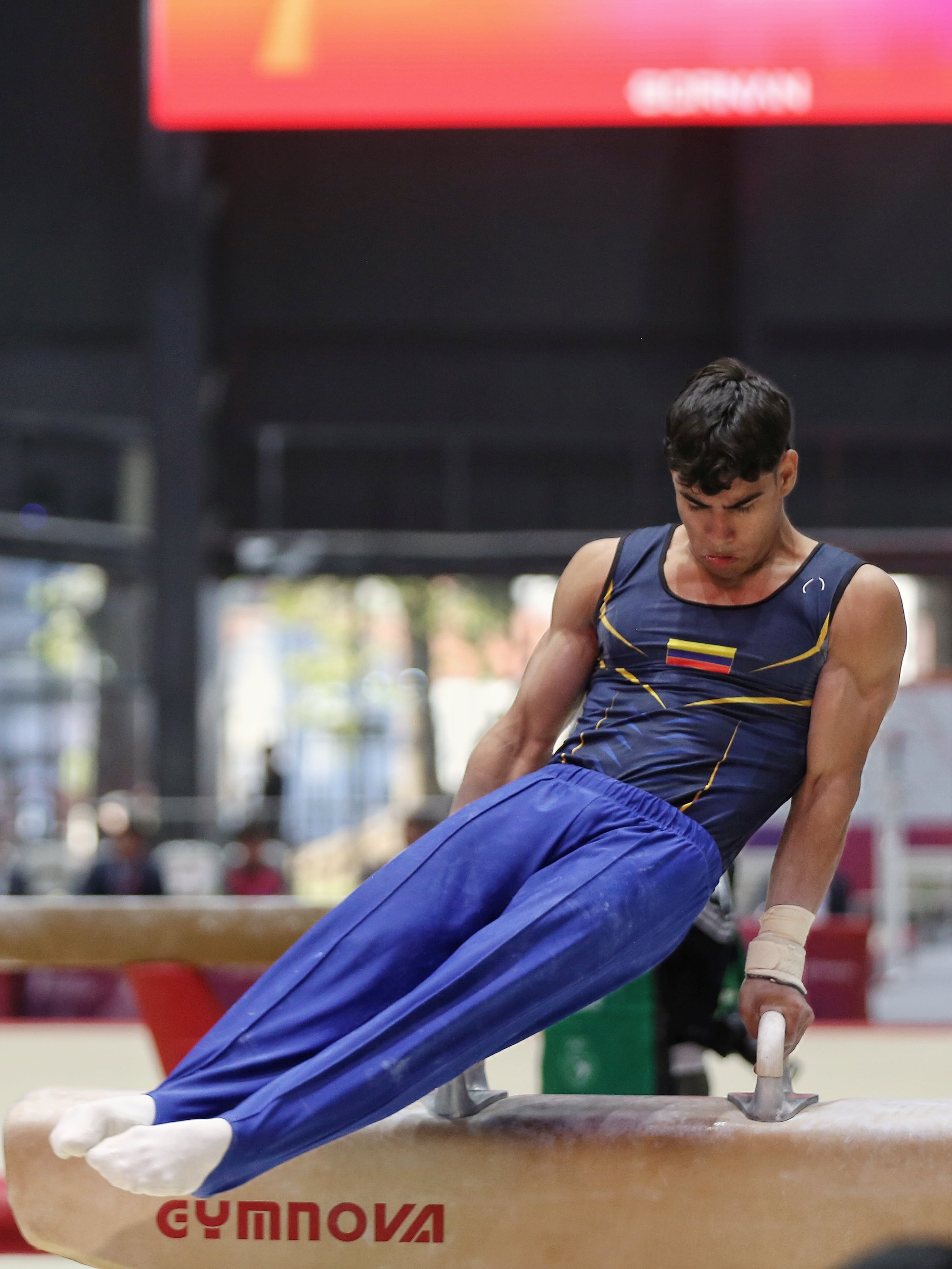 Thomas Mejía conquistó el segundo oro de Colombia en Santa Fe 2026 al imponerse en el concurso completo individual de gimnasia artística masculina. - crédito Comité Olímpico Colombiano