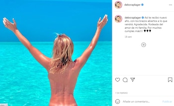 El posteo que realizó Débora