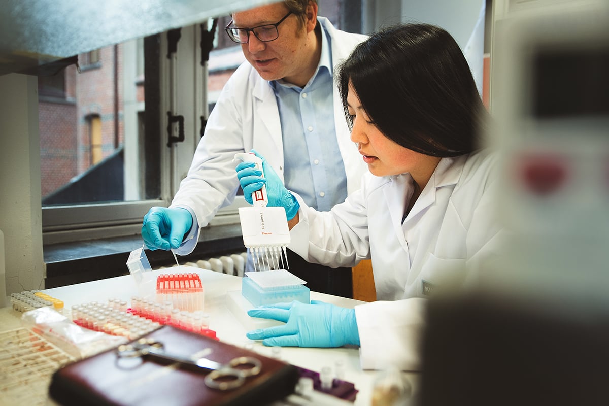 El estudio identificó más de 140.000 lazos de cromatina en células madre y fibroblastos, claves para la biología humana (Archivo /An Van Gijsegem - Science)