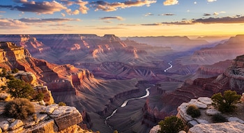 El Gran Cañón se tiñe