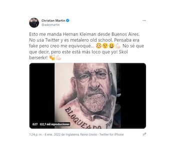 El mensaje de Christian Martin