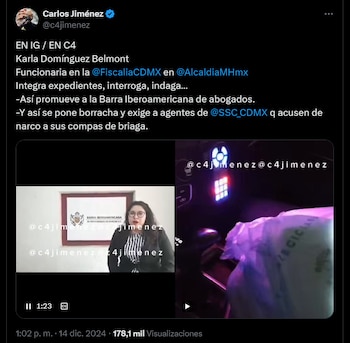 Karla Domínguez Belmont agente ministerial