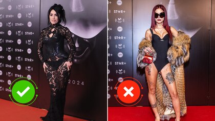 Premios Gardel 2024: los mejor y peor vestidos de la alfombra roja más esperada por la música argentina