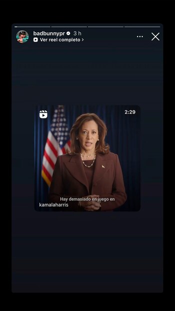 Bad Bunny critica la gestión del Partido Nuevo Progresista por la crisis energética en Puerto Rico. (Instagram/@badbunnypr)