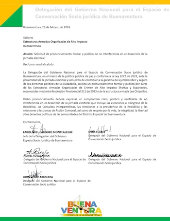 La solicitud se da en