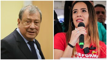 Agarrón entre el empresario Mario Hernández y la congresista María Fernanda Carrascal por la reforma laboral. Colprensa.