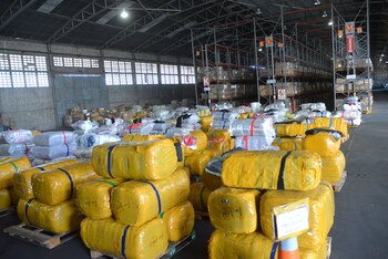 La mercadería destinada a la