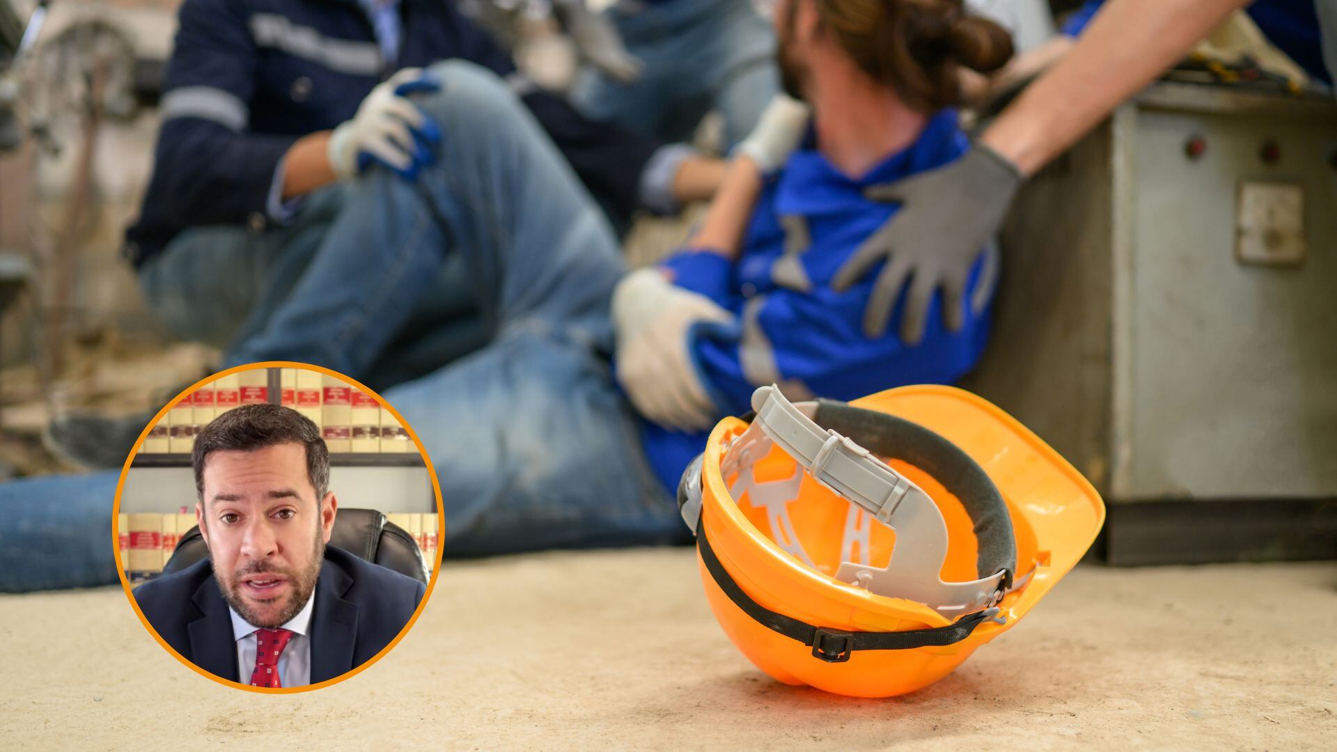 Alberto Benítez, abogado: “Si sufres un accidente de trabajo tienes muchos derechos que no conoces” (Montaje Infobae)