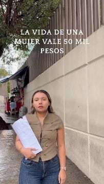 Ximena Monroy denunció que su presunto agresor Jorge Alonso N quedó en libertad porque su padrino es Juez en los Juzgados de Barrientos (especial)