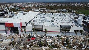 El huracán dejó muchos daños