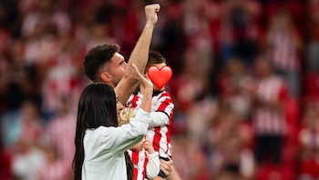 Sara Botello, la mujer de Aymeric Laporte (Instagram)