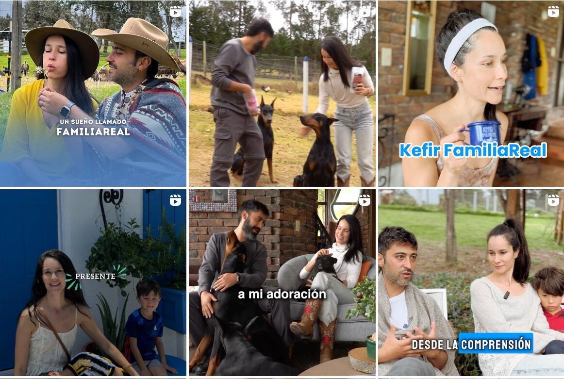 Los actores decidieron también dedicarse a las redes sociales desde hace un par de años - crédito @estefgodoy/ Instagram