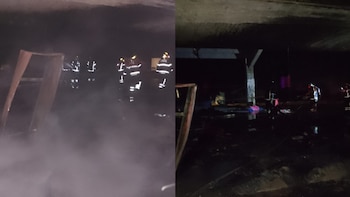 Se registra fuego al interior