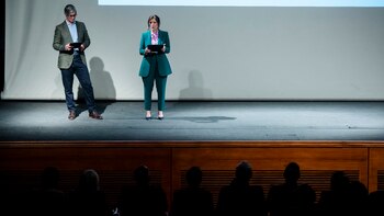 Larisa Andreani y Eduardo Mallea,