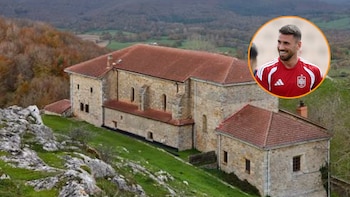 Murguía es un pequeño pueblo del municipio de Zuia, en Álava, donde se crio Unai Simón. (Montaje de Infobae)