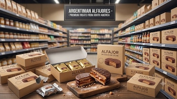 Cómo llega el alfajor argentino a las góndolas de otros países