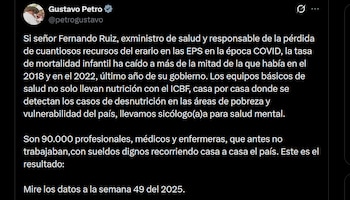 Gustavo Petro le respondió a