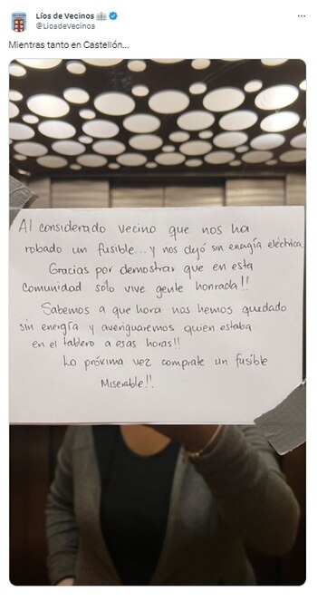 Un vecino dejó al edificio