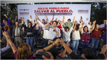 El presidente de Morena, Mario