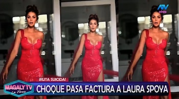Magaly revela el contenido de cartas notariales enviadas a Laura Spoya por accidente, deudas y presunto incumplimiento de contrato.