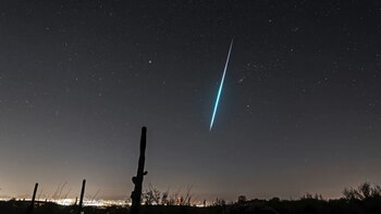 Los meteoros o estrellas fugaces