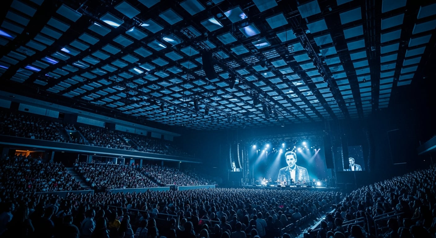 La proyección de imágenes tridimensionales y el uso de lásers y drones redefinen las puestas en escena. (Imagen Ilustrativa Infobae)