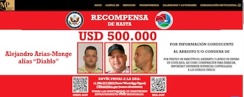 La banda liderada por Alejandro Arias Monge, alias 'Diablo', opera en Pococí, Guácimo, Sarapiquí, Pocora y San Carlos. (Captura de pantalla de MP Costa Rica)