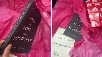 La chica mostró cómo estaba